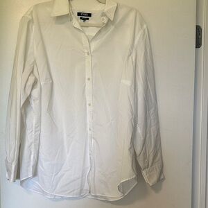 Chaps Women's White Dress Shirt